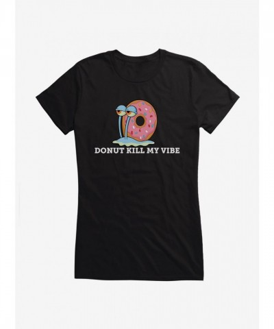 SpongeBob SquarePants Gary Donut Trendy Girls T-Shirt