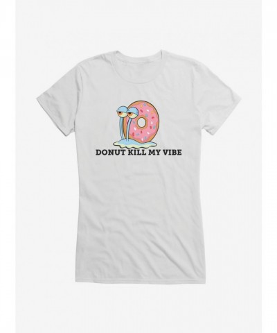 SpongeBob SquarePants Gary Donut Trendy Girls T-Shirt