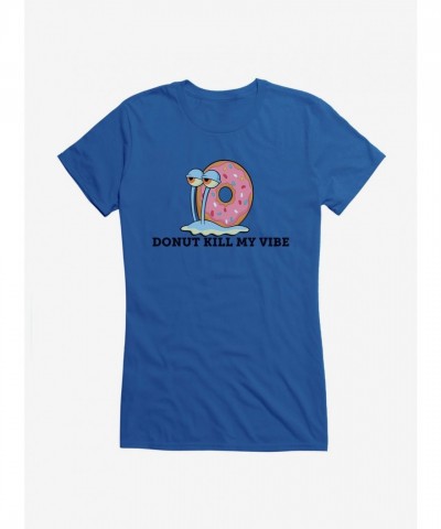SpongeBob SquarePants Gary Donut Trendy Girls T-Shirt