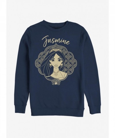 Disney Aladdin 2019 Blue Jasmine Inspired Men's Sweatshirt