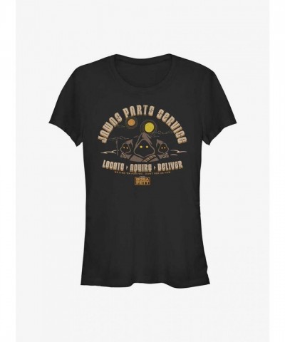 Star Wars The Book of Boba Fett Jawas Crew Neck T-Shirt - BLACK
