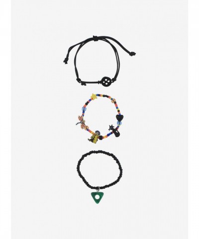 Coraline Inspired Beaded Bracelet Set for Women