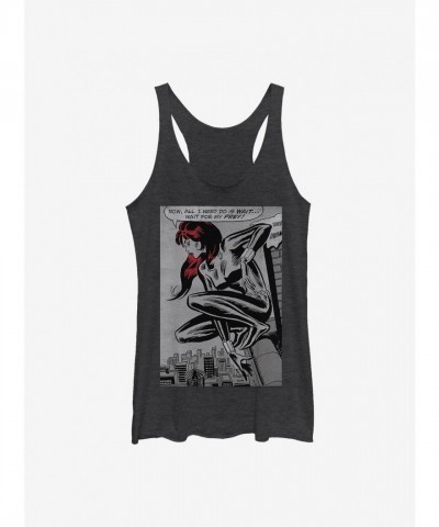 Marvel Girls' Free Prey Black Widow Cotton Polyester Tank Top