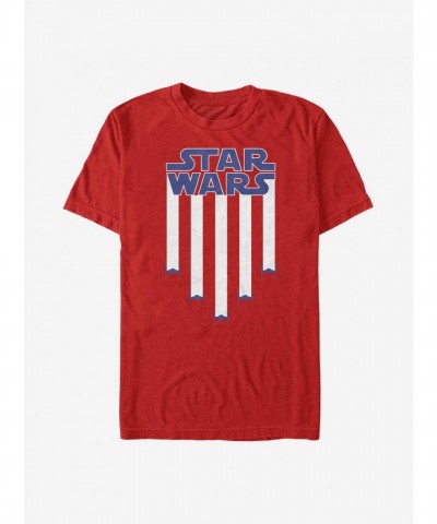 Star Wars Red Star Banner Tee for Men