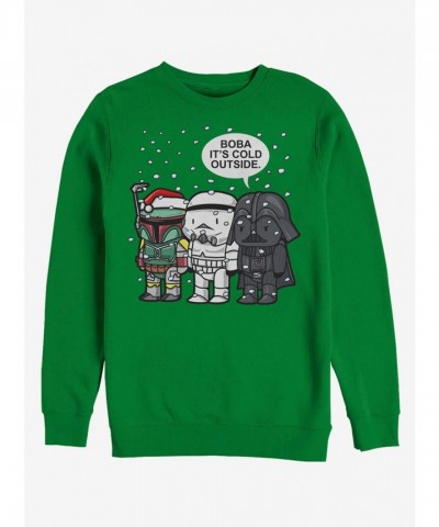 Star Wars Holiday Sweatshirt - Grey Boba Fett Christmas Jumpsuit