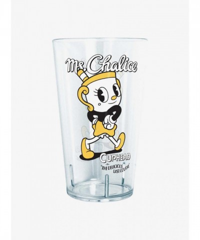 Cuphead Ms. Chalice Clear Tritan Cup - Durable 24oz Drinkware
