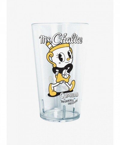 Cuphead Ms. Chalice Clear Tritan Cup - Durable 24oz Drinkware