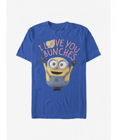 Minions Banana Love Unisex T-Shirt - Blue