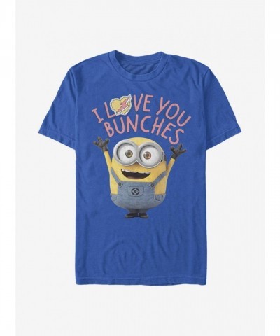 Minions Banana Love Unisex T-Shirt - Blue