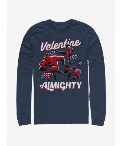 Disney The Incredibles Blue Long-Sleeve T-Shirt for Men