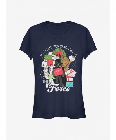 Star Wars Galaxy Girls T-Shirt in Blue - Lightweight Comfort