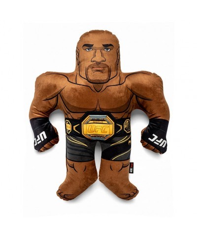 UFC Champion Kamaru Usman Soft Velvet Polyester Throw Pillow