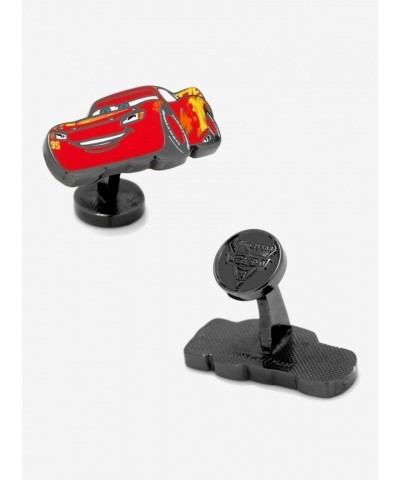 Disney Pixar Lightning McQueen Race Car Cufflinks for Men