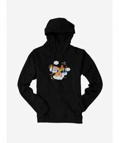 Care Bears Rainbow Gathering Unisex Hoodie - Black
