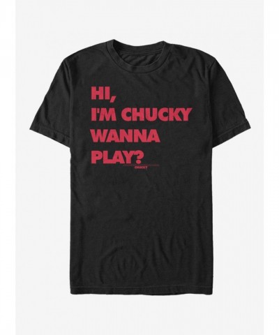 Chucky Playtime Unisex Cotton T-Shirt - Black