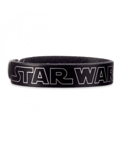 Star Wars Logo Personalizable Leather Bracelet for Unisex