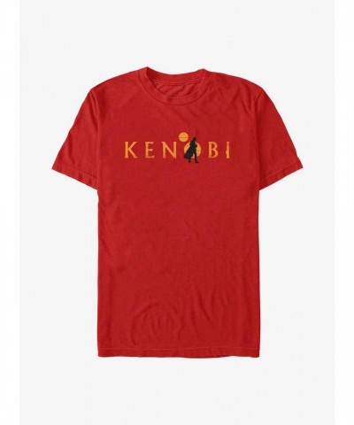 Star Wars Obi-Wan Kenobi Tatooine Suns Logo Unisex Red T-Shirt