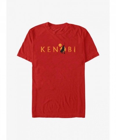 Star Wars Obi-Wan Kenobi Tatooine Suns Logo Unisex Red T-Shirt