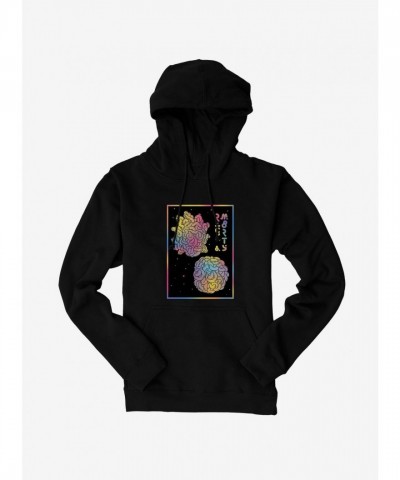 Rick And Morty Brain Faces Men's Heavyweight Fleece Hoodie