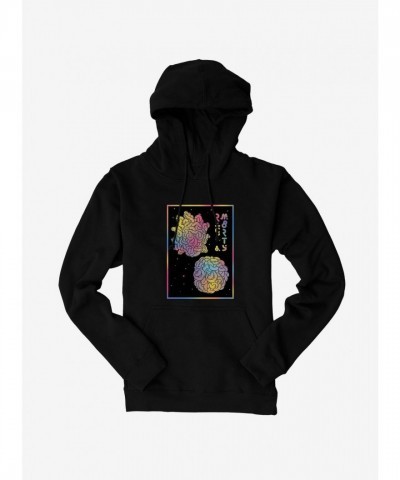Rick And Morty Brain Faces Men's Heavyweight Fleece Hoodie