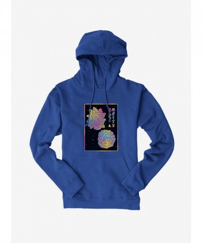 Rick And Morty Brain Faces Men's Heavyweight Fleece Hoodie