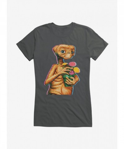 E.T. Theme Flower Pot Tee for Girls