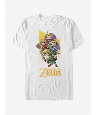 Nintendo Legend of Zelda Four Sword Link White T-Shirt