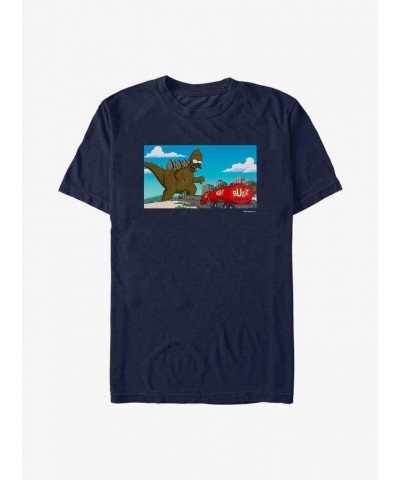 The Simpsons Godzilla Homer Blue T-Shirt for Men