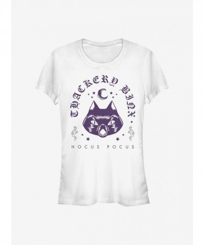 Disney Hocus Pocus Binx Tombstone Lightweight Tee - White