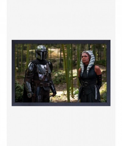 Star Wars Boba Fett & Mando Art, Framed Wall Decor for Fans