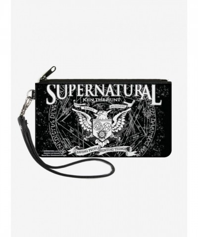 Supernatural Winchester Brothers Compact Zip Wallet