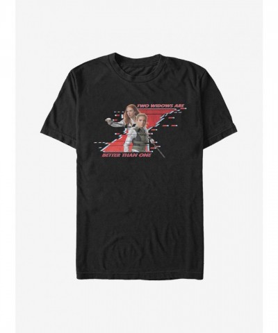 Marvel Better Than One Black Widow Lightweight T-Shirt for Men