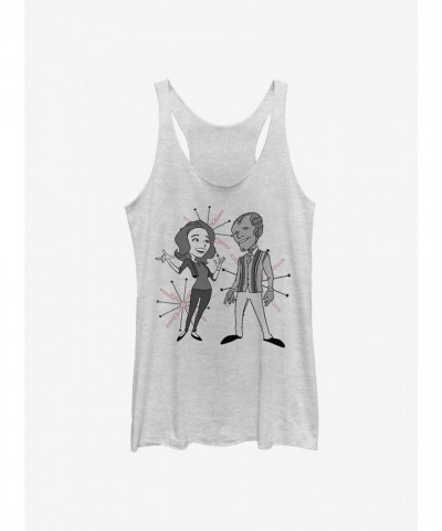 Marvel WandaVision White Tank Top for Girls