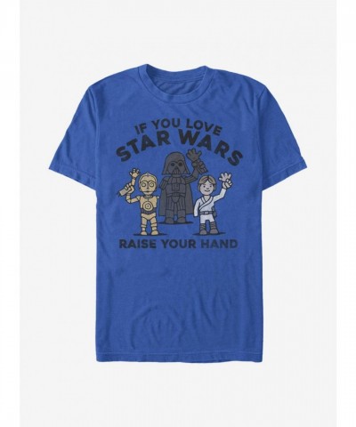Star Wars Favorite Characters Hand-Raising T-Shirt Unisex