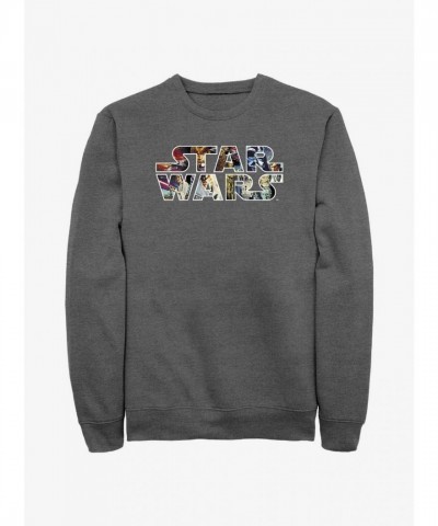 Star Wars Epic Grey Logo Sweater for Men