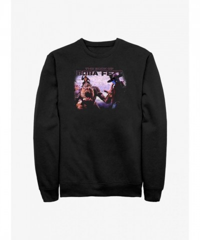 Star Wars In Charge Boba Fett Sweatshirt - Men's Black