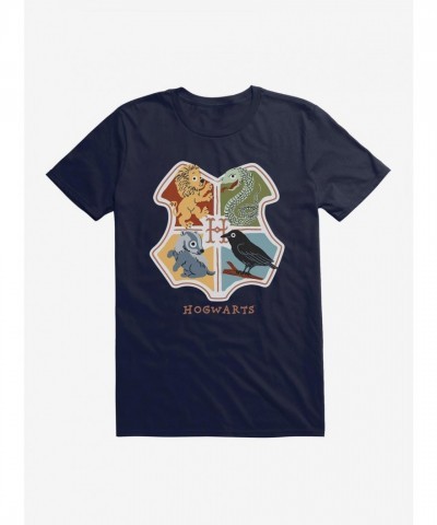 Harry Potter Hogwarts Creatures Shield Unisex T-Shirt