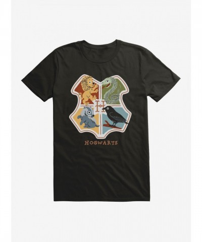 Harry Potter Hogwarts Creatures Shield Unisex T-Shirt