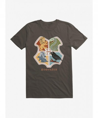 Harry Potter Hogwarts Creatures Shield Unisex T-Shirt