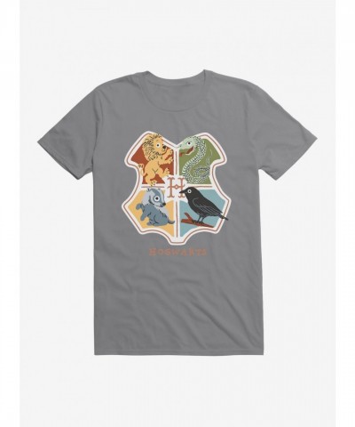 Harry Potter Hogwarts Creatures Shield Unisex T-Shirt