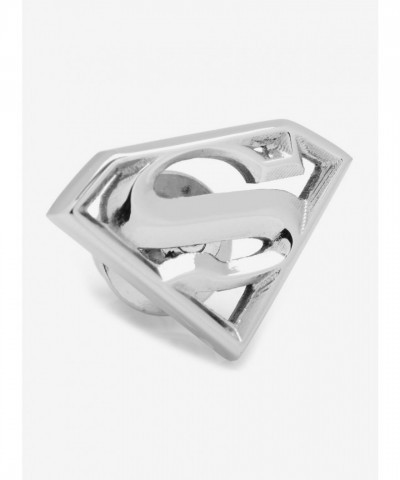 Stainless Steel Superman Lapel Pin by DC Comics