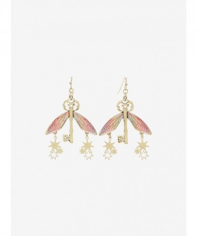 Harry Potter Magical Winged Key Earrings for Women