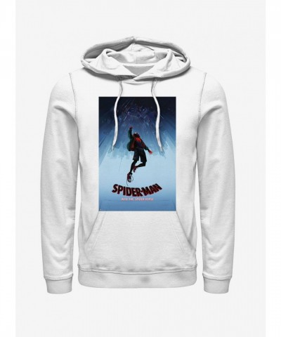 Marvel Spider-Verse White Mens Hoodie