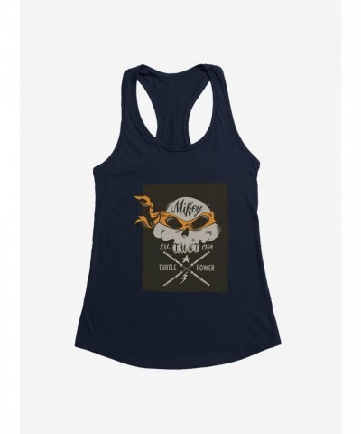 Teenage Mutant Ninja Turtles Girls Lightweight Cotton Michelangelo Tank