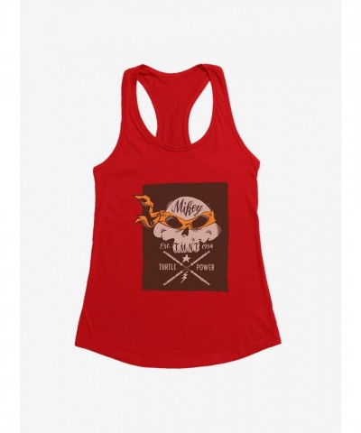 Teenage Mutant Ninja Turtles Girls Lightweight Cotton Michelangelo Tank