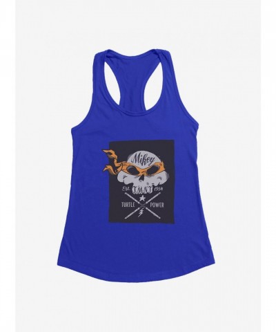 Teenage Mutant Ninja Turtles Girls Lightweight Cotton Michelangelo Tank