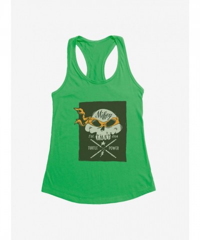 Teenage Mutant Ninja Turtles Girls Lightweight Cotton Michelangelo Tank