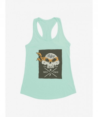 Teenage Mutant Ninja Turtles Girls Lightweight Cotton Michelangelo Tank
