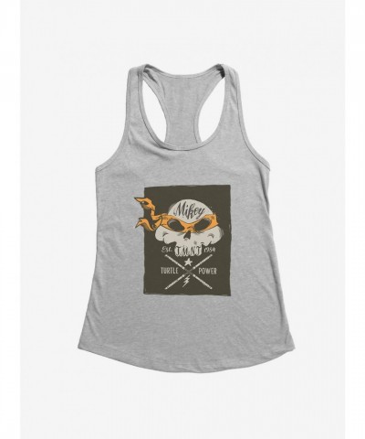 Teenage Mutant Ninja Turtles Girls Lightweight Cotton Michelangelo Tank