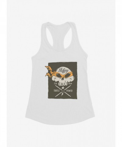 Teenage Mutant Ninja Turtles Girls Lightweight Cotton Michelangelo Tank